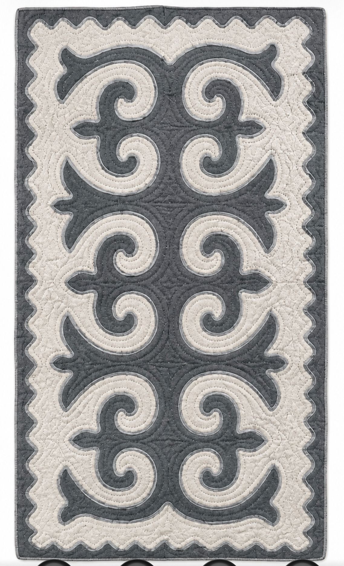 Medium Grey & Ivory Syrmak
