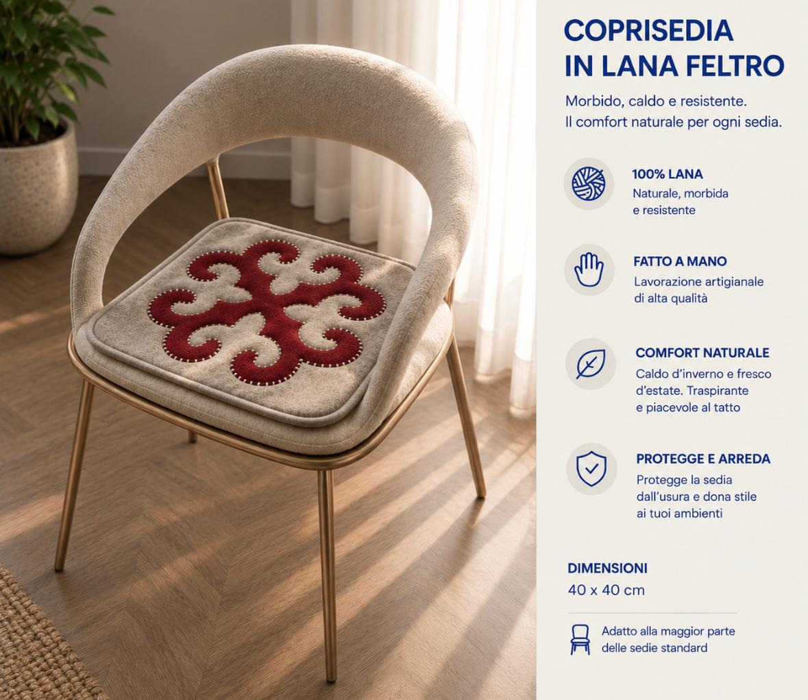 Coprisedia Grigio & Bordeaux