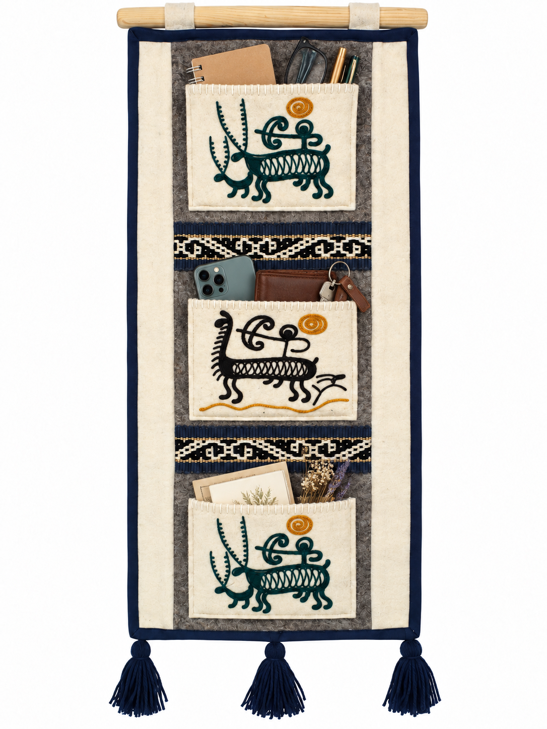 "Echoes of the Steppe" felt panel vol. 2