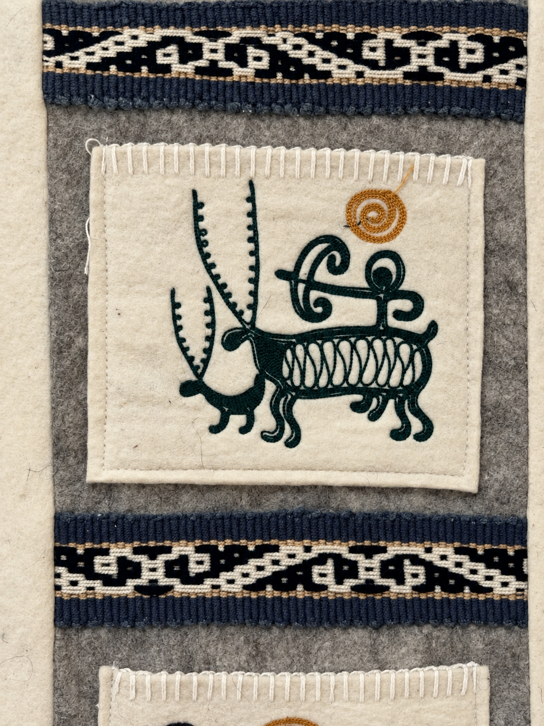"Echoes of the Steppe" felt panel vol. 5