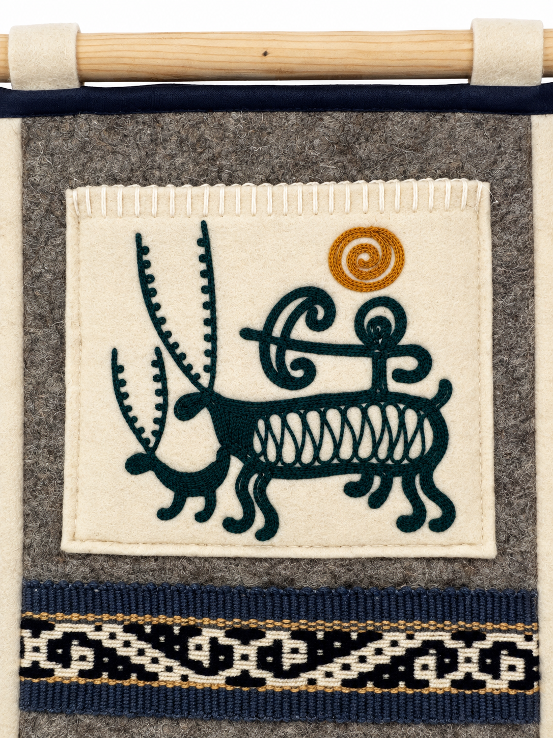 "Echoes of the Steppe" felt panel vol. 2