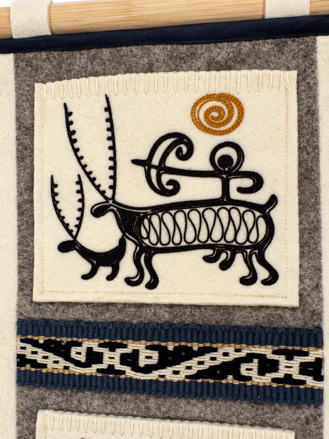 "Echoes of the Steppe" felt panel vol. 3