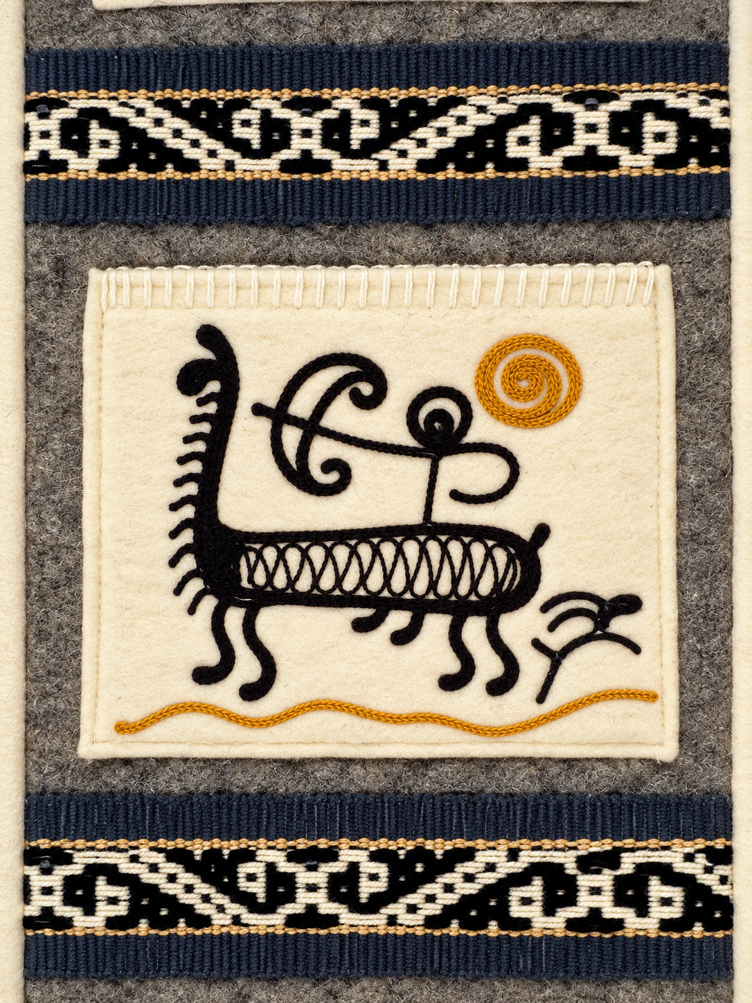 "Echoes of the Steppe" felt panel vol. 2