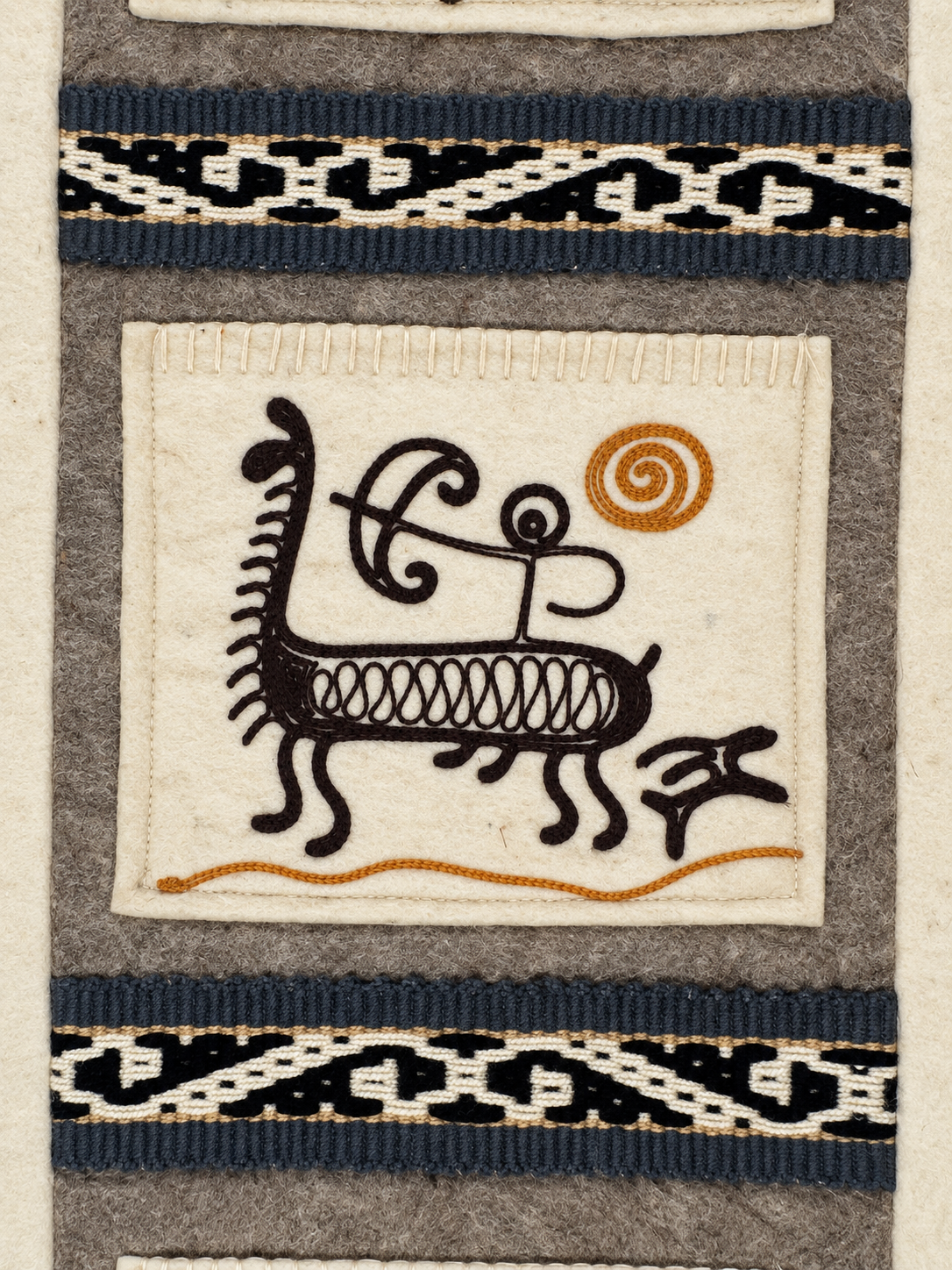 "Echoes of the Steppe" felt panel vol.1
