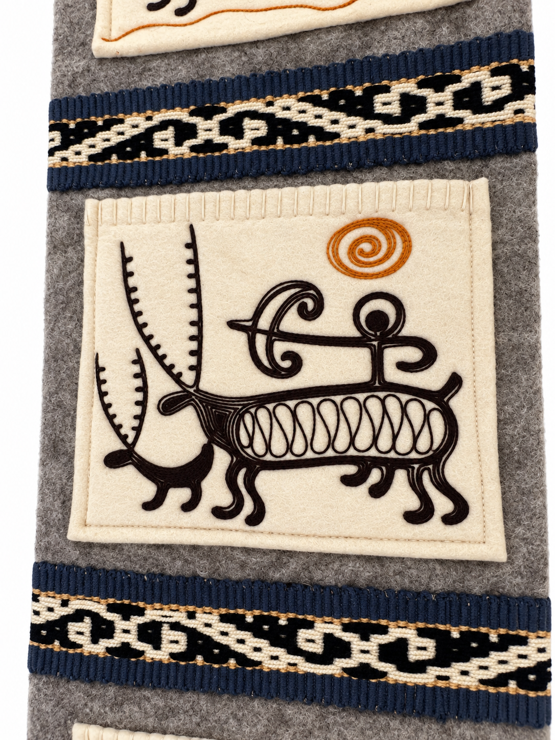 Pannello in feltro "Echoes of the Steppe" vol.4
