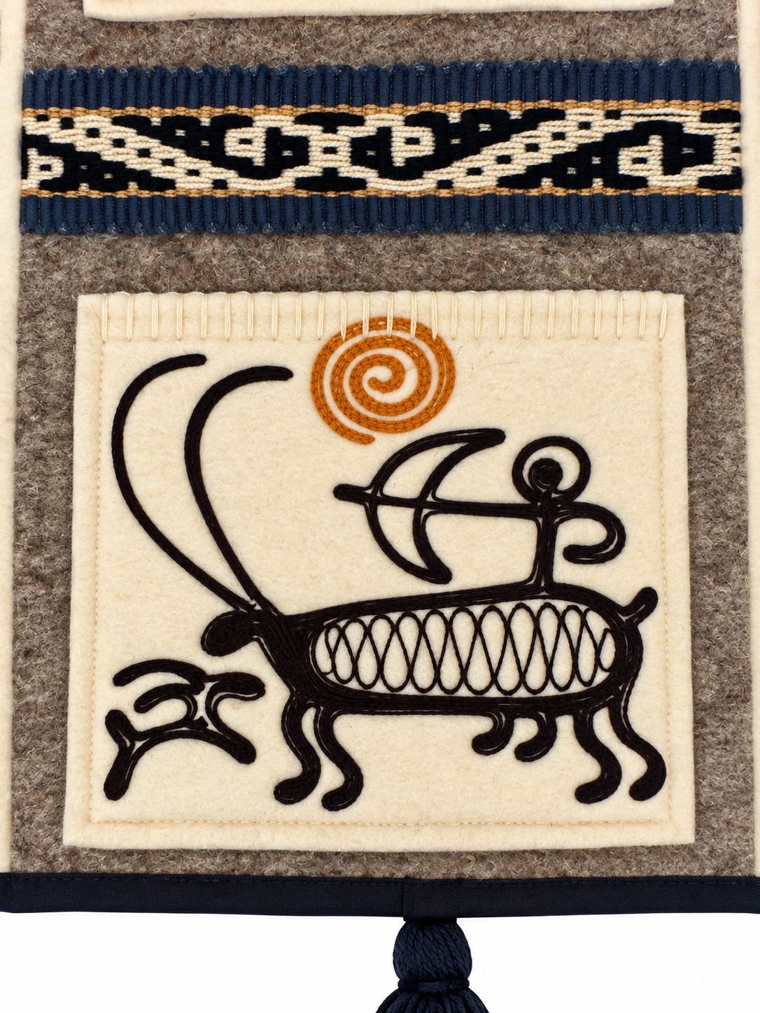 "Echoes of the Steppe" felt panel vol. 3