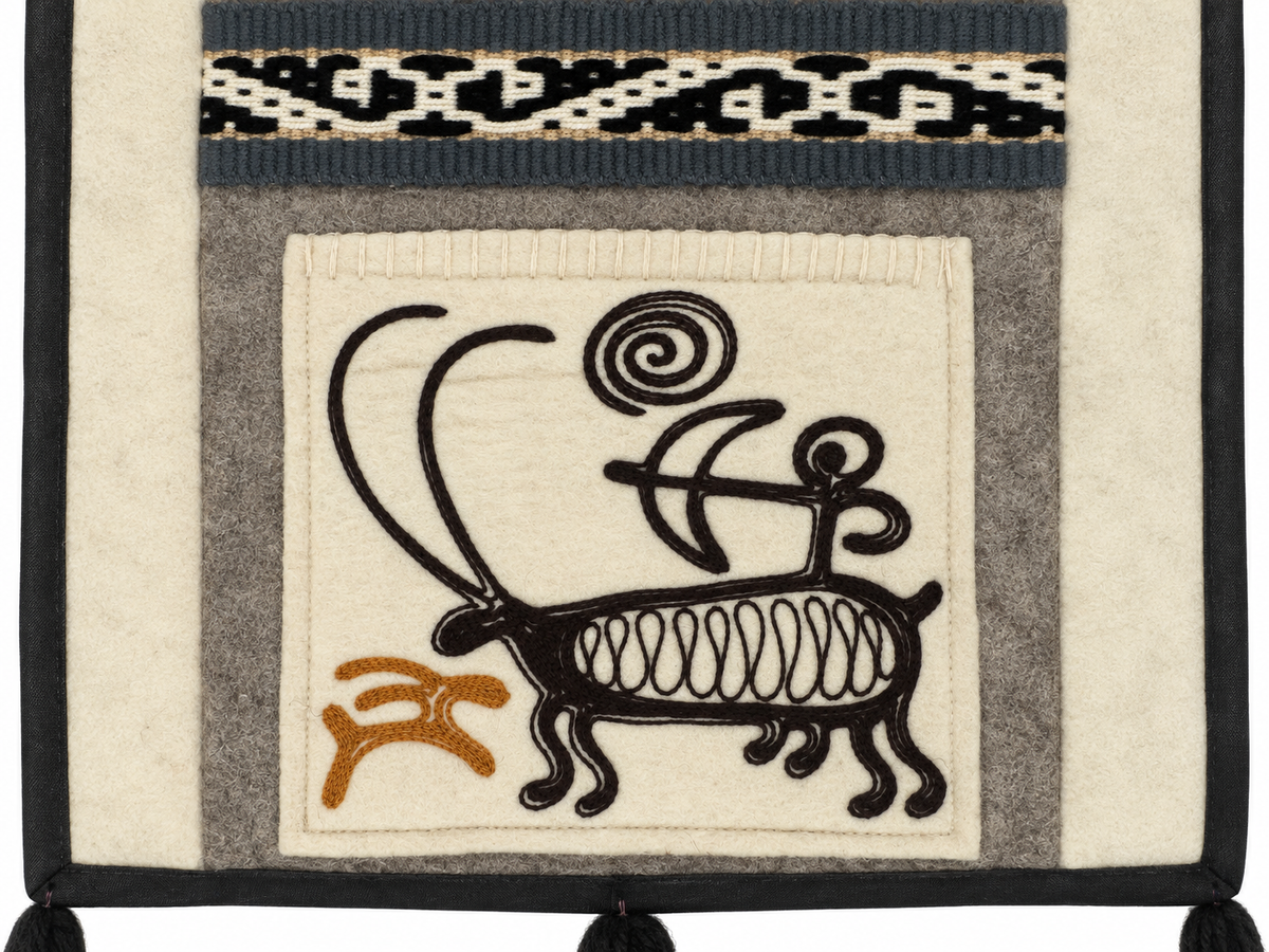 "Echoes of the Steppe" felt panel vol.1