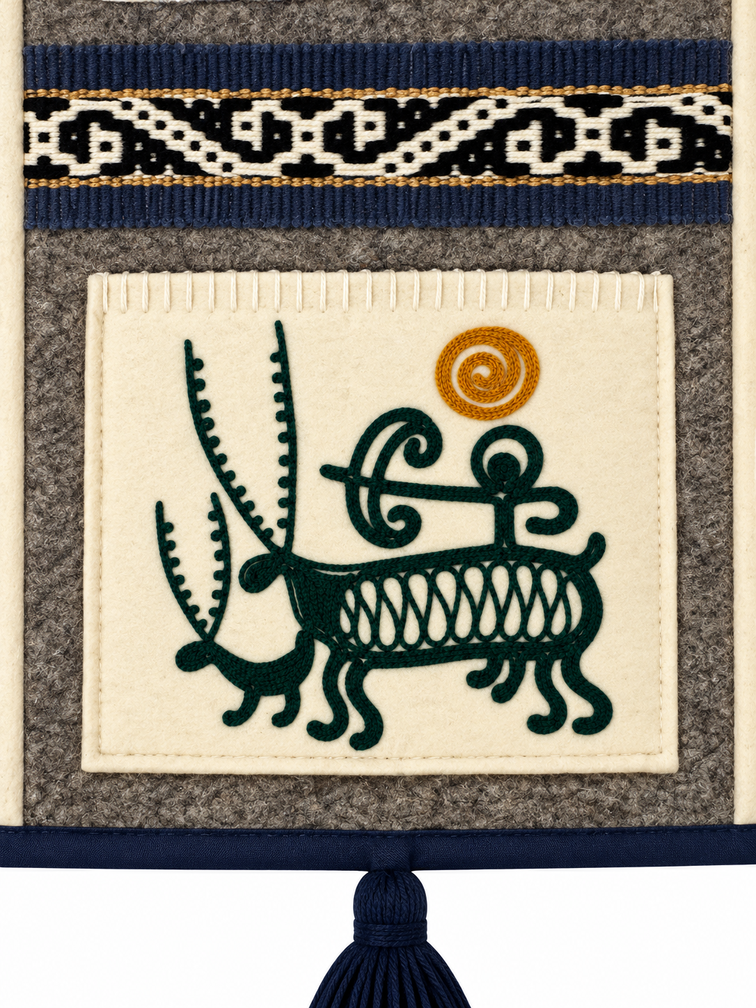 "Echoes of the Steppe" felt panel vol. 2