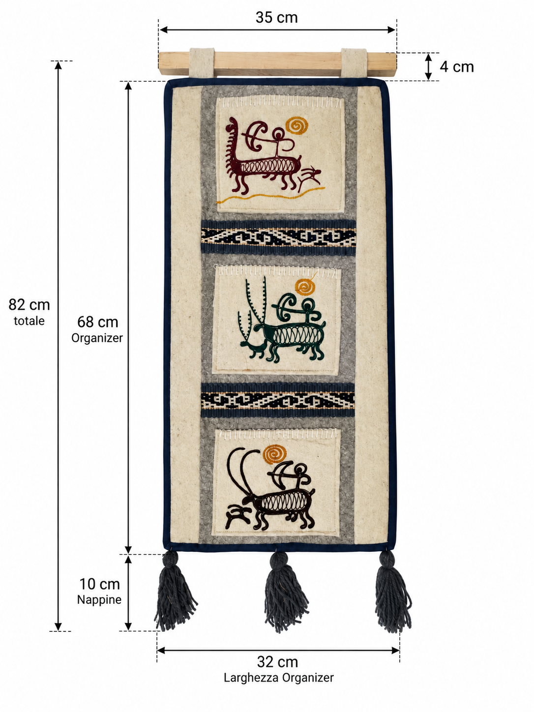 "Echoes of the Steppe" felt panel vol. 5