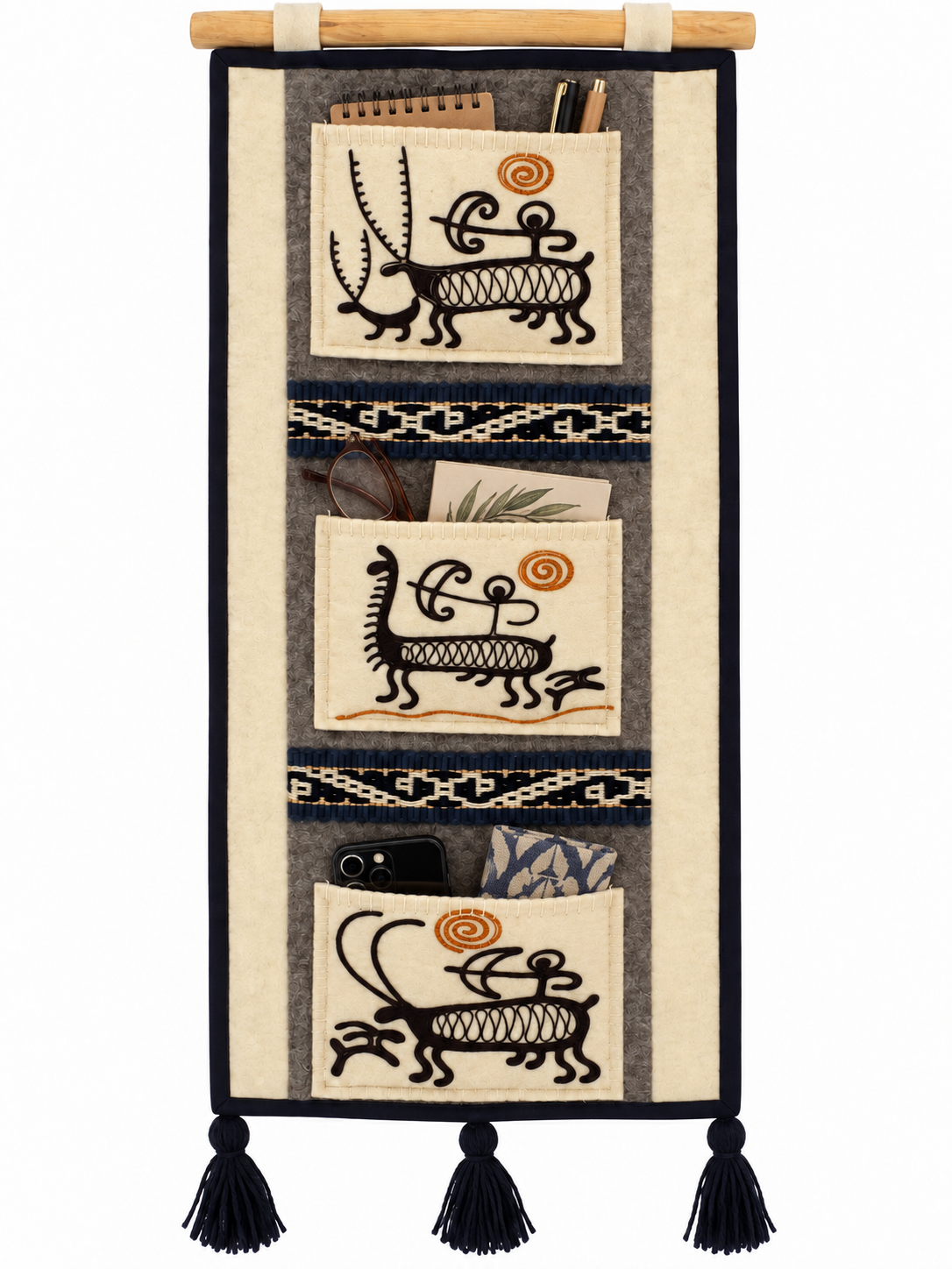 "Echoes of the Steppe" felt panel vol. 3