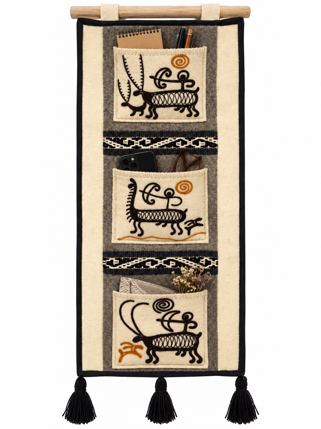 "Echoes of the Steppe" felt panel vol.1