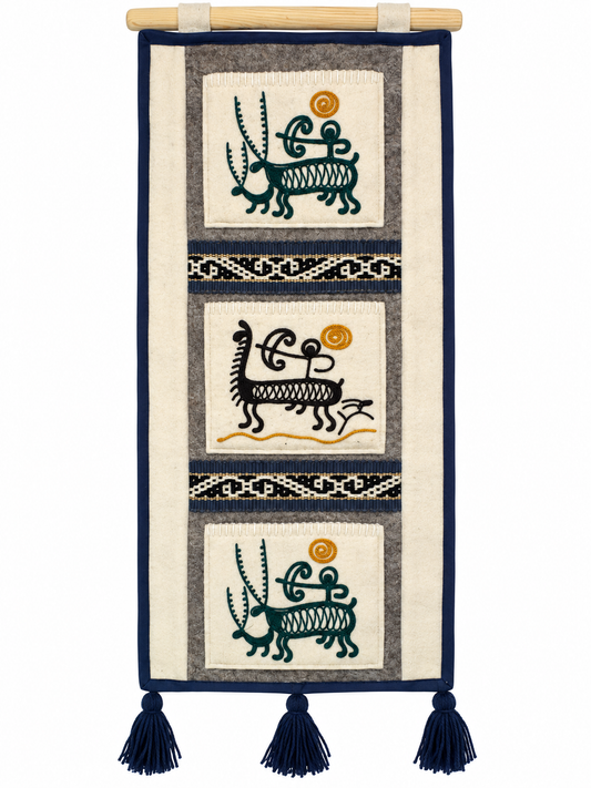 "Echoes of the Steppe" felt panel vol. 2